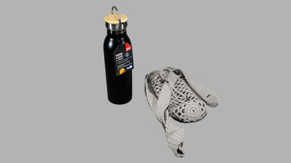 Flaschenhalter mit Thermoflasche