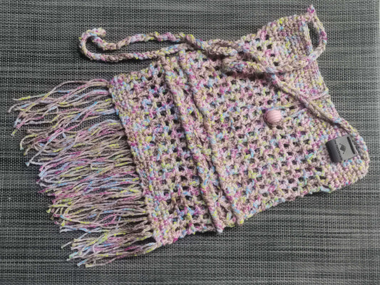 Handgemachte Häkeltasche in Pink, ca. 20x33 cm, gehäkelt – modernes Accessoire von bw-handmade, ideal für Alltag und Freizeit.